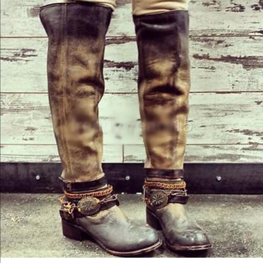 Freebird Abbot Abott NEW brown leather boots 8, 9
